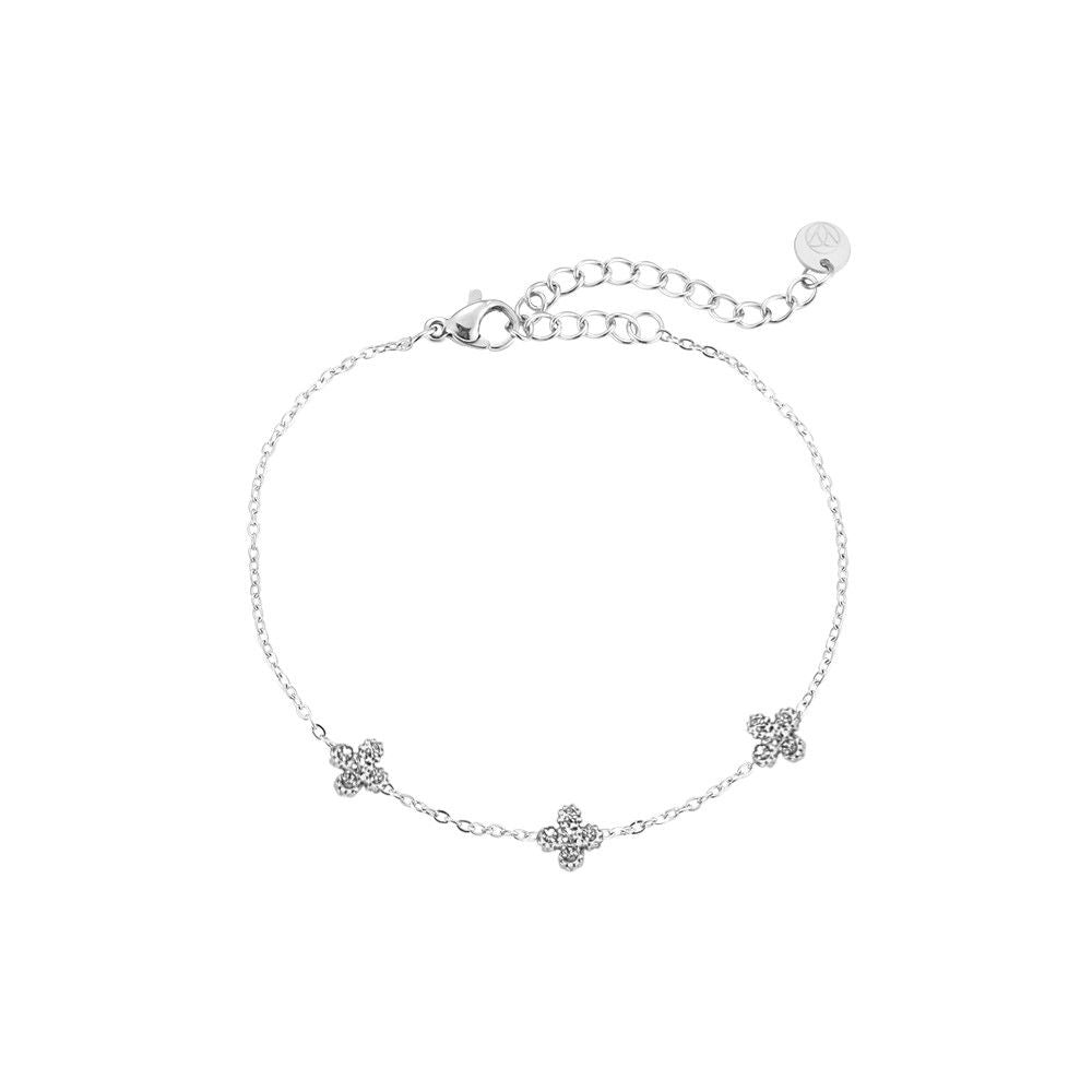 Tiny lucky flower armband