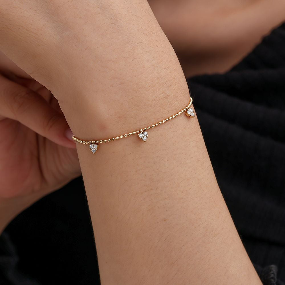 Diamond dots armband