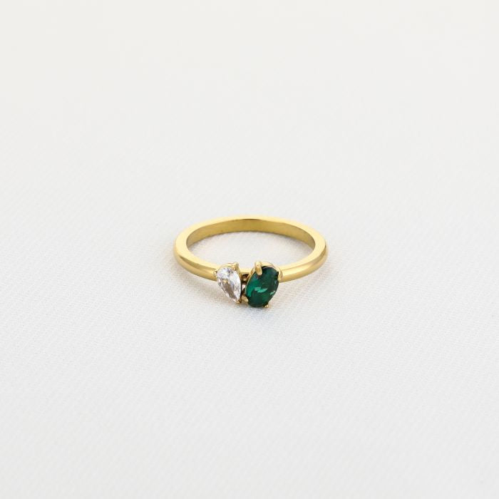 Vintage ring met diamant