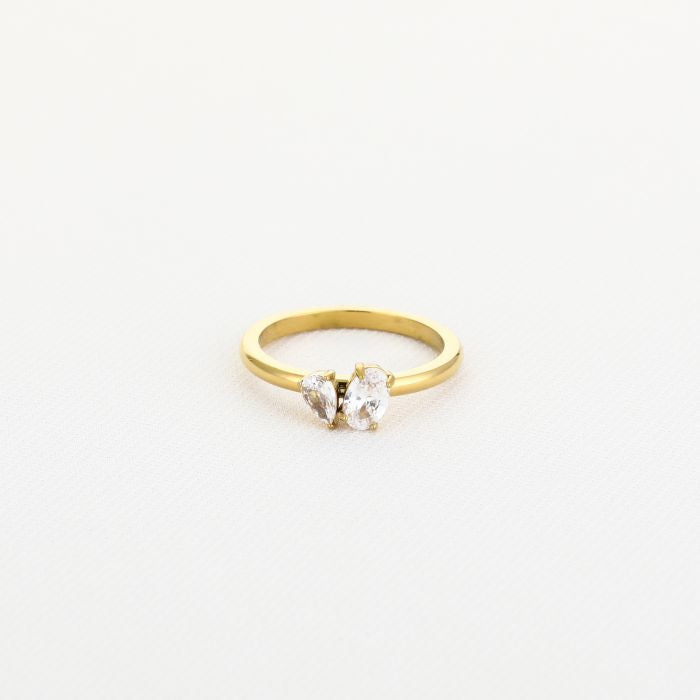 Vintage ring met diamant