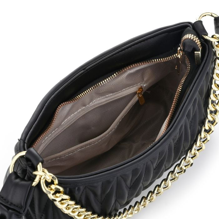 Handtas met gouden ketting