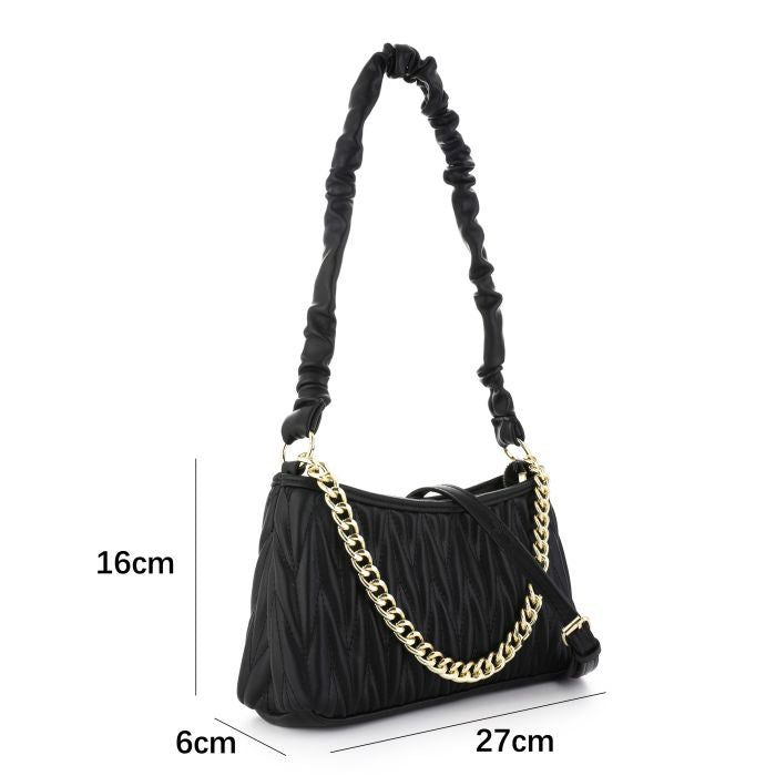 Handtas met gouden ketting