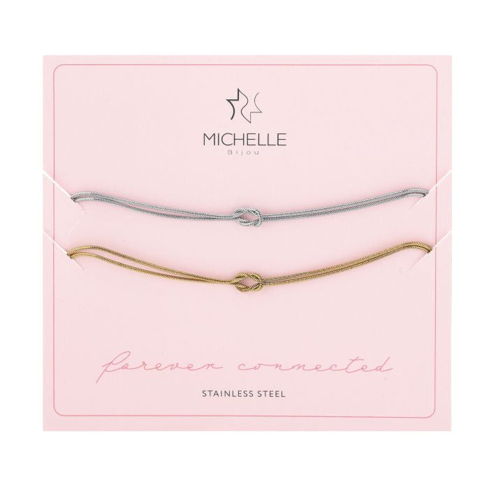 GOLD/SILVER KNOT SET