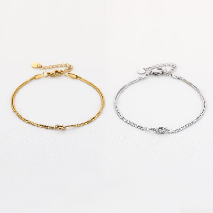 GOLD/SILVER KNOT SET
