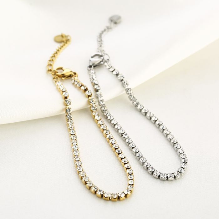 Armbandje met strass